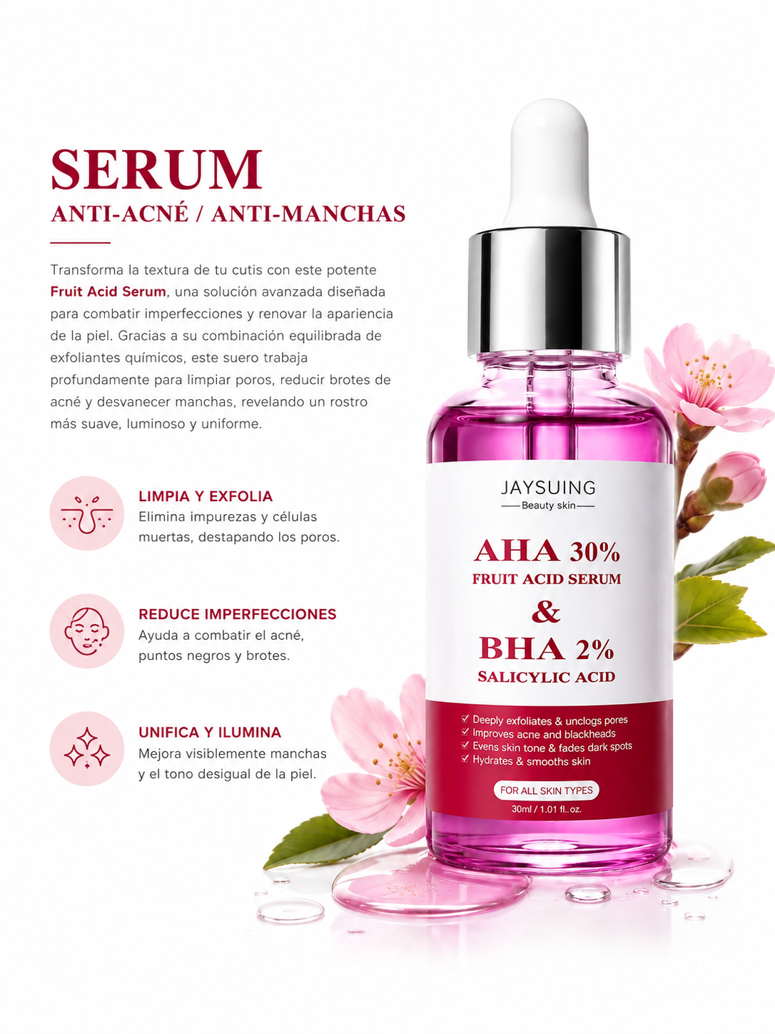 Serum antiacné / antimanchas