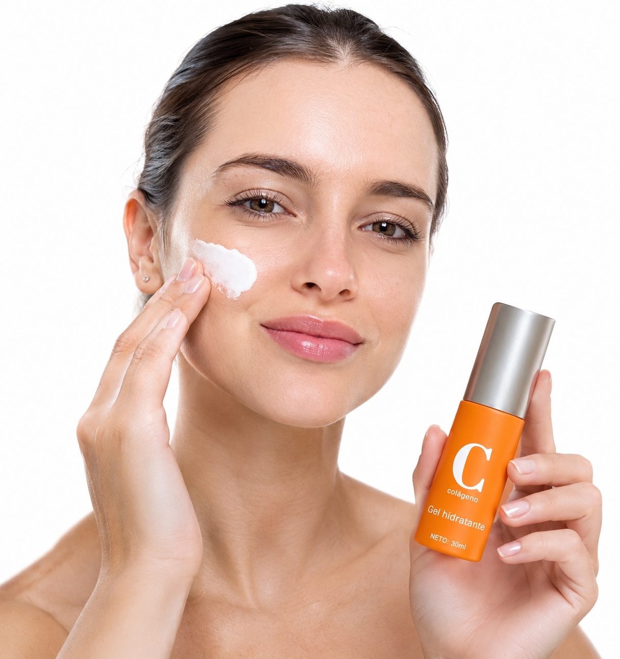 Set De almohadillas y Gel Hidratante De Colágeno